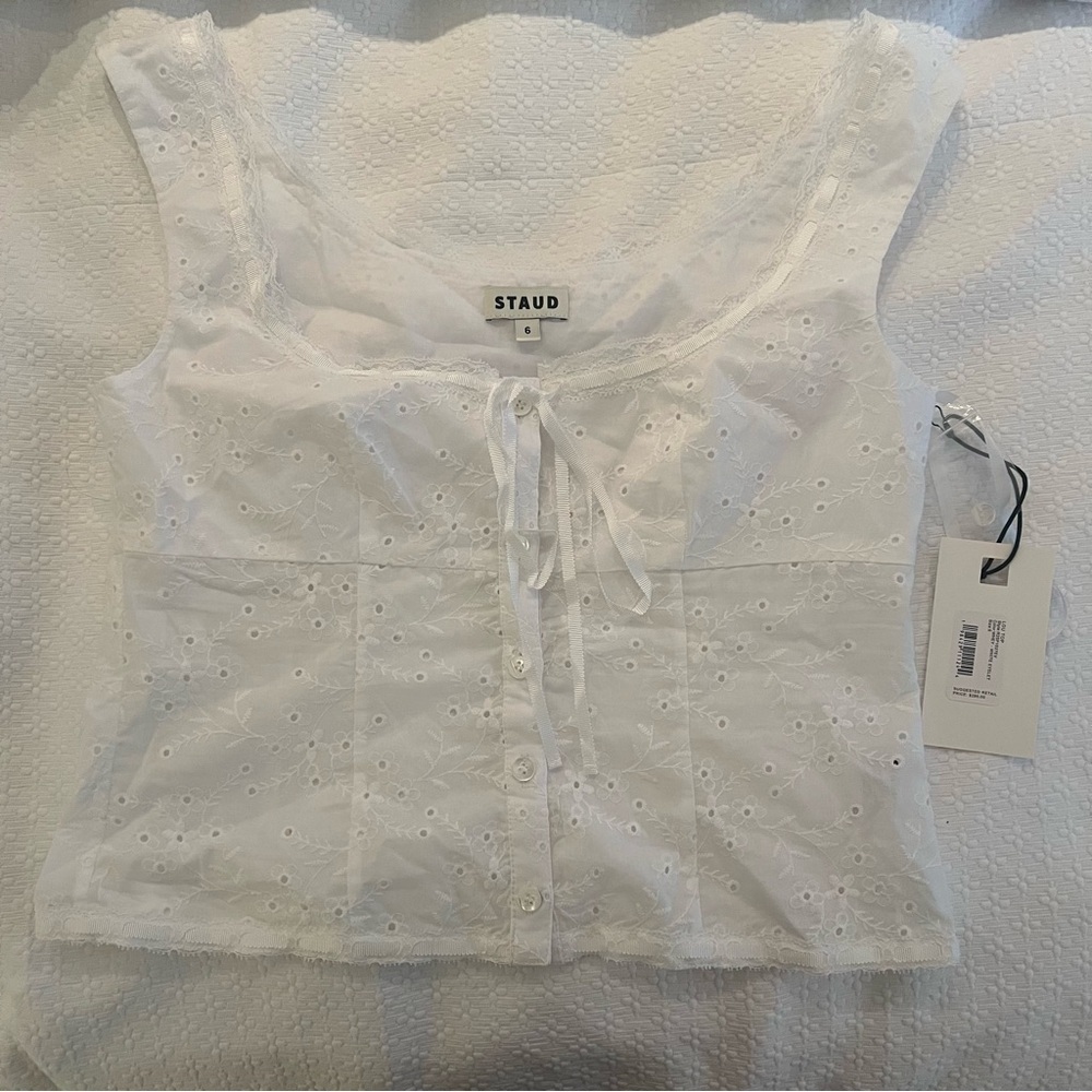 Staud Lou Top- Size 6; New with Tags